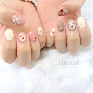 ネイル モチの良さ◉ フィルインネイル♡のネイルデザイン