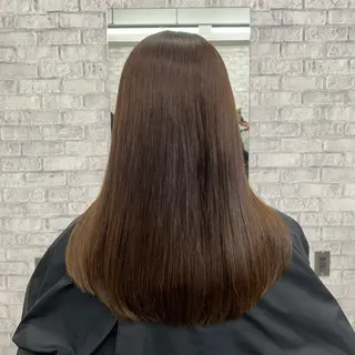 ミディアム カラー パーマ ヘアアレンジ メンズ キッズ ネイル マツエク・マツパ アイブロウ 似合わせカラー♡髪質 改善🎀サトカ🍒のヘアスタイル