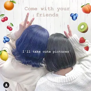カラー 渋谷:インナーカラー /🍒エリカ🍒のヘアスタイル