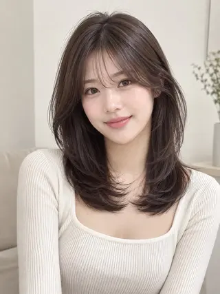 ミディアム ✨毛髪診断で絶対綺麗 ✨美髪艶髪専門✨高浪のヘアスタイル