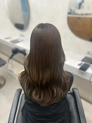 ロング 大宮レイヤーカット× 透明感カラー　rioのヘアスタイル