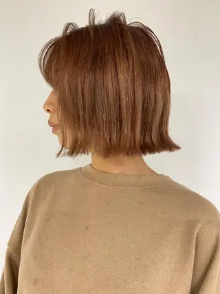 ミディアム カラー KOOKI スティードトーキョーのヘアスタイル