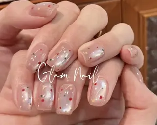 ネイル Glam 長さだし専門のネイルデザイン