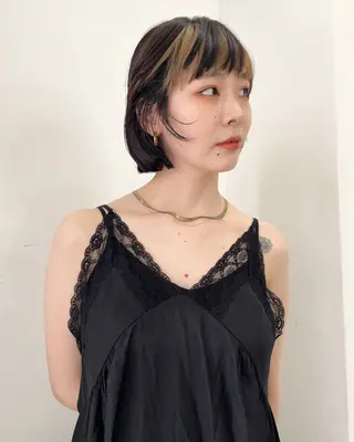 ショート カラー HIBIKI/原宿 ハッシュカット🪄のヘアスタイル
