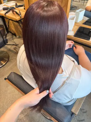 ロング カラー 似合わせhair🪡 艶カラー/小由葵のヘアスタイル