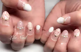 ネイル モチの良さ◉ フィルインネイル♡のネイルデザイン