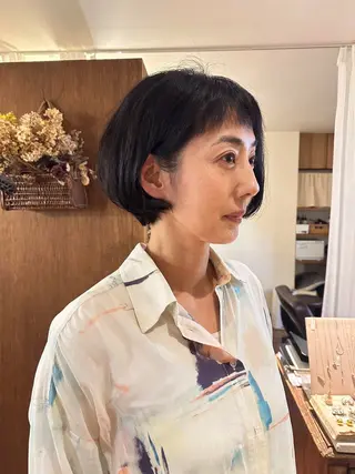 ショート かつやま めいのヘアスタイル