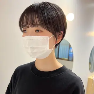 ショート 縮毛矯正 特化アツシのヘアスタイル