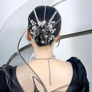 ミディアム カラー ヘアアレンジ 🌎カット＆Wカラー 🌎KANAMIのヘアスタイル