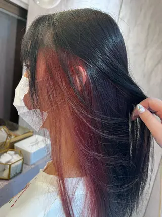ロング 🎀しゅな/韓国 レイヤー/うる艶のヘアスタイル