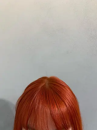 セミロング カラー パーマ ヘアアレンジ ボブパーマコテ巻き風 パーマNo1深江秀平のヘアスタイル