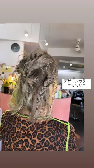 ショート ヘアアレンジ 角戸 りおのヘアスタイル