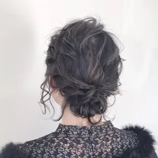 ミディアム 松田 みのりのヘアスタイル