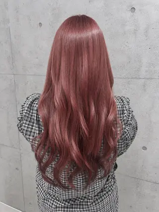 ロング 推し活カラー/ アレンジ🩵ayaのヘアスタイル