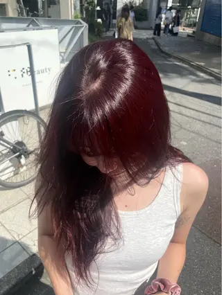 ロング カラー レイヤーカット uraraのヘアスタイル