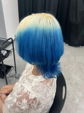ミディアム カラー 🩷暖色カラー🩷 BONのヘアスタイル