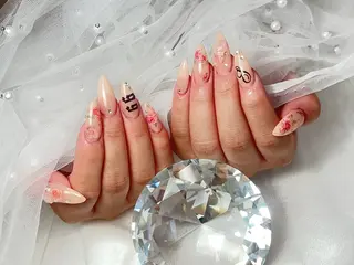 ネイル bijou nails 蓮のネイルデザイン