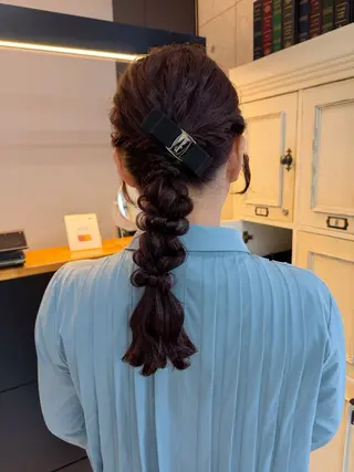 ヘアアレンジ 🎀透明感 カラーHiROEのヘアスタイル