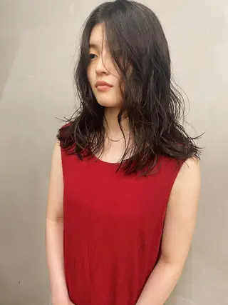 セミロング パーマ センスをお届けします 大谷将生infpのヘアスタイル