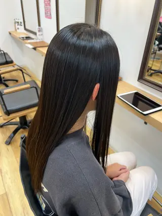 ロング 川畑 陽奈のヘアスタイル