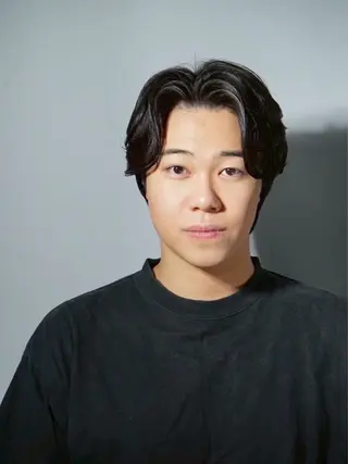 ミディアム メンズ ほり たつみのヘアスタイル