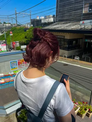 ショート カラー ヘアアレンジ Ofhair 柴田咲喜のエステ・リラクイメージ