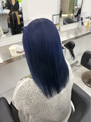 セミロング カラー 銀座/髪質改善✨️ 寒色カラー💎もかのヘアスタイル