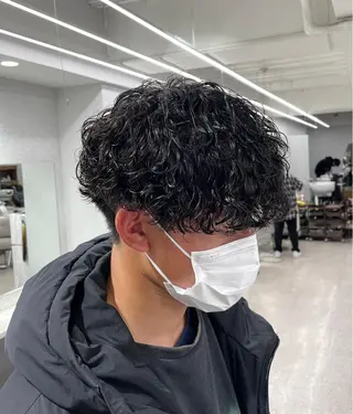 パーマ メンズ 京都河原町 メンズパーマ助川龍哉のヘアスタイル