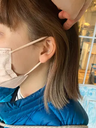 ミディアム カラー noce harumiのヘアスタイル
