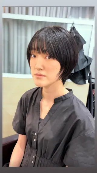 ショート カラー 表参道【髪質改善】 宮嶋勇太のヘアスタイル