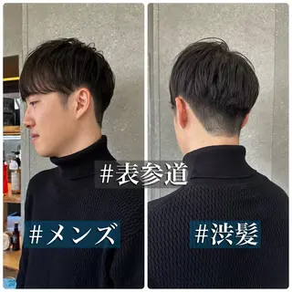 ショート メンズ メンズ💈毛流れパー マ✨メンズカット吉田のヘアスタイル