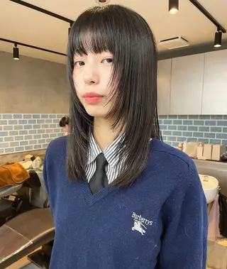 セミロング 🫧ほのか /透明感カラー🫧のヘアスタイル