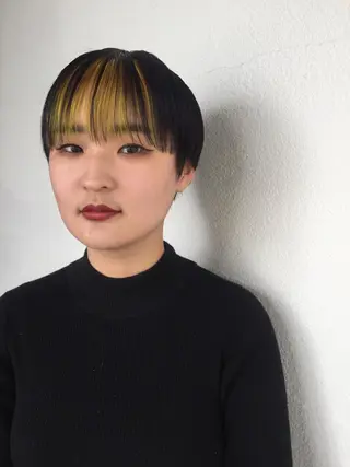 ショート カラー マンツーマン🪽 三軒茶屋/カンノのヘアスタイル