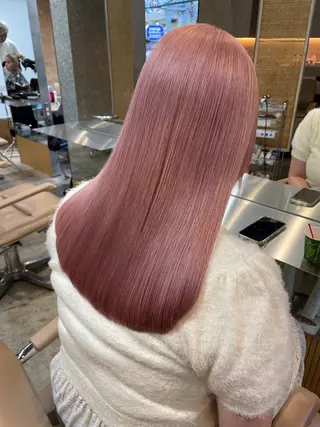 ロング 艶々ブリーチ職人🎀 あげは💖のヘアスタイル