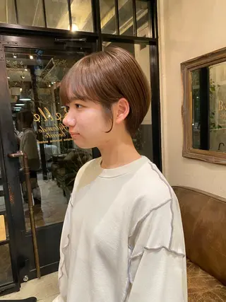 ショート やました もえかのヘアスタイル