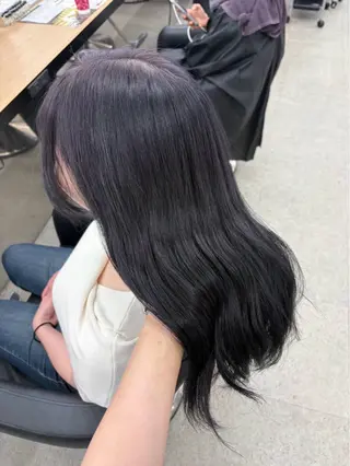 ロング miku/ラベンダー 透明感カラー🪻❤︎のヘアスタイル