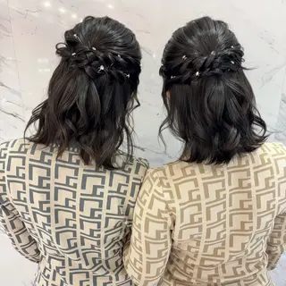 ヘアアレンジ LOUIS しおりのヘアスタイル