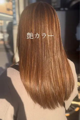 セミロング カラー 髪質改善 LIME 長野駅のヘアスタイル