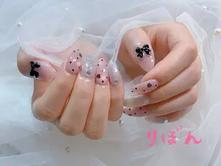 ミディアム りぼん Re:Bonrのネイルデザイン