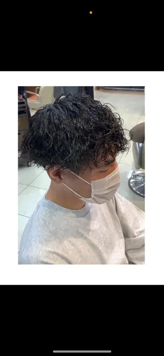 ショート パーマ パーマ職人 渡邊 優雅のヘアスタイル