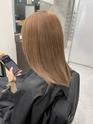 ミディアム バレイヤージュ特化/ アキラのヘアスタイル