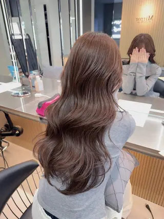 ロング カラー ヘアアレンジ 【博多髪質改善】 吉村 清志のヘアスタイル