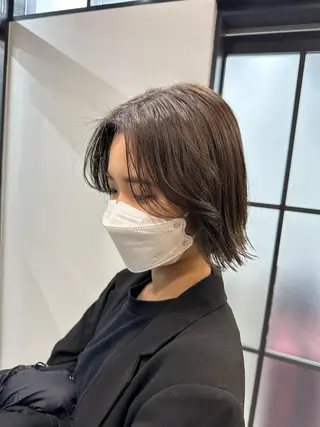 ミディアム カラー 韓国レイヤー✨ yasuko銀座のヘアスタイル