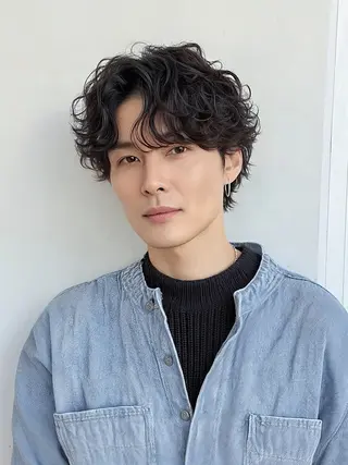 パーマ メンズ 井澤 祐貴のヘアスタイル