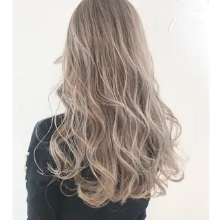 ロング カラー パーマ ヘアアレンジ ITbyALBUM 中野店のヘアスタイル