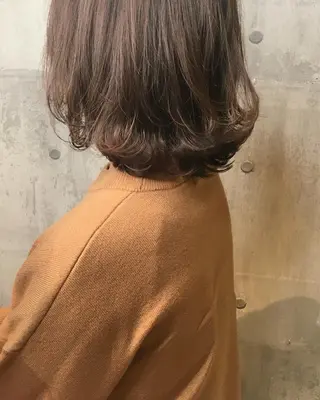 ミディアム カラー 田室 和幸 河原町のヘアスタイル