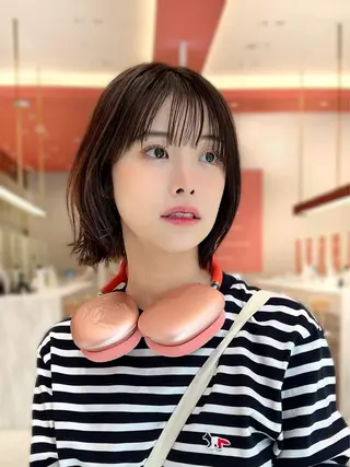 ショート カラー レイヤー専門家 ダブルカラー修のヘアスタイル