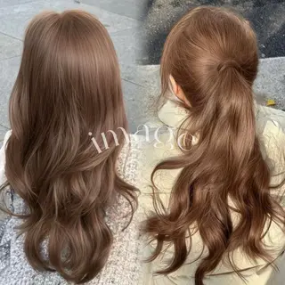 ミディアム 🤍韓国ヘア/ かえで🤍のヘアスタイル