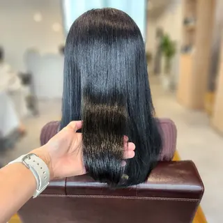 セミロング カラー シールエクステ🎀 ホシノ🕒ユウカのヘアスタイル