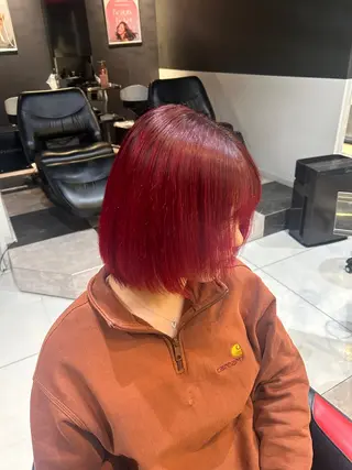 ミディアム カラー 永田 雄真のヘアスタイル